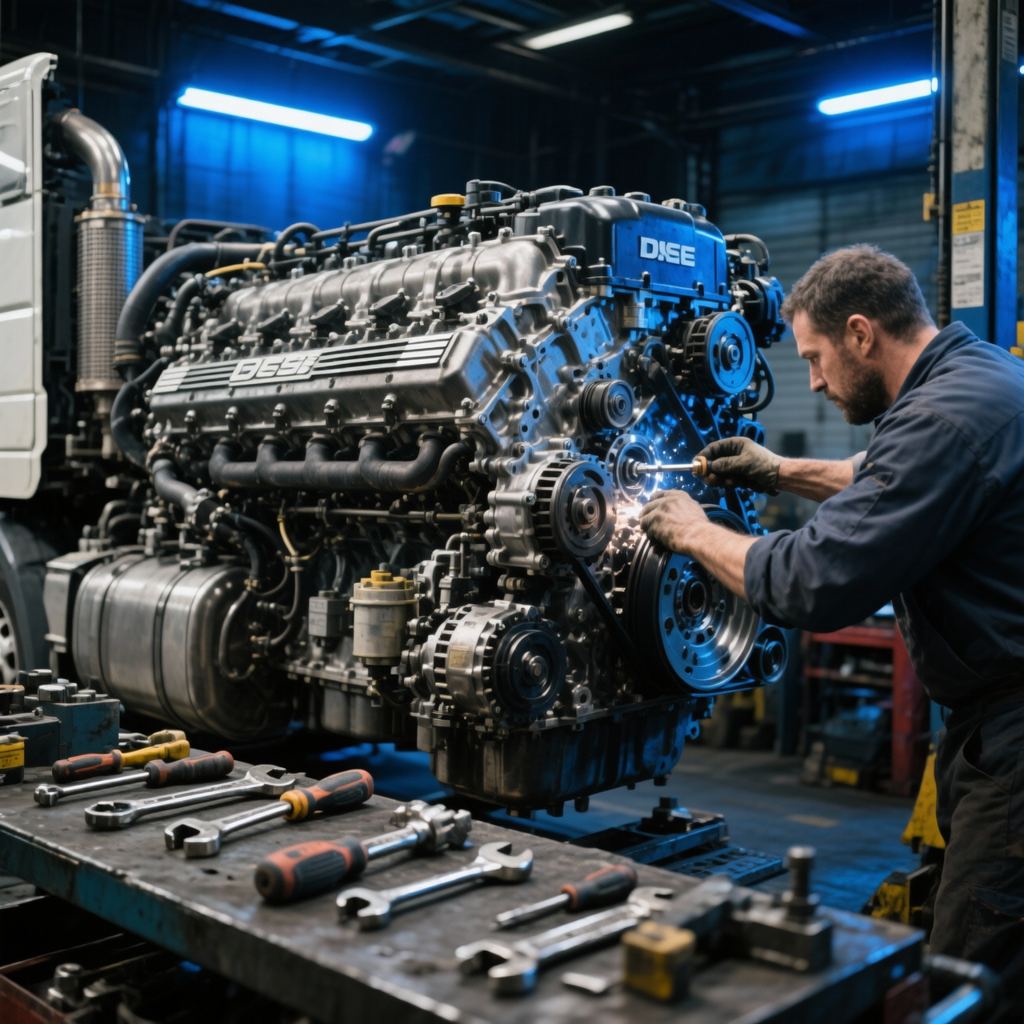 Mecânica diesel - Manutenção de motor de caminhão na RP Diesel